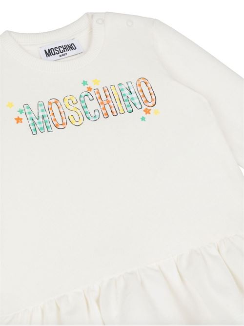 Abito bambina panna MOSCHINO BABY | MDV0BKLDA1410063